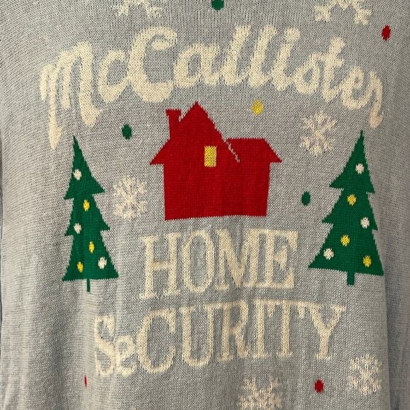 Home Alone McCALLISTER HOME SECURITY Ugly Xmas Sweater Size S - Picture 2 of 4